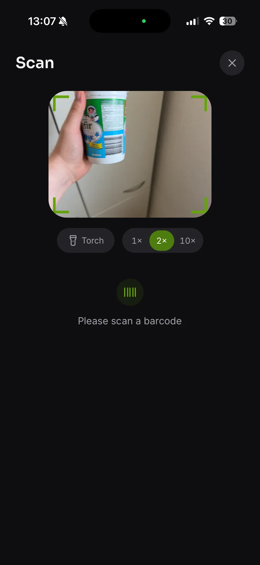Grammo — food barcode scanner